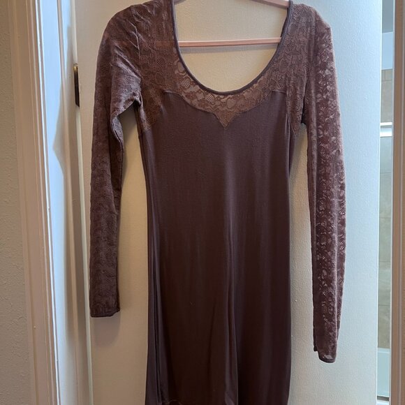 Free People purple bodycon dress - Picture 2 of 7